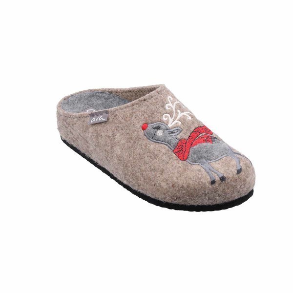 ARA Shoes Cosy Hausschuh Damen braun