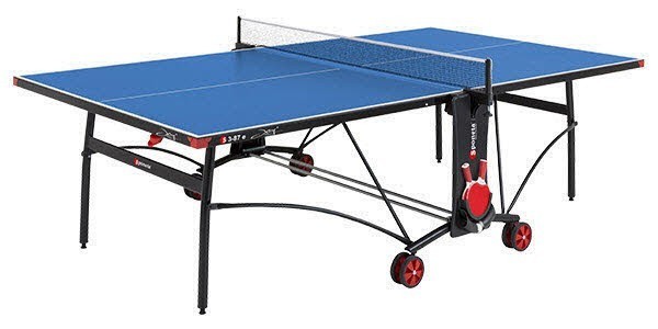 SPONETA Tischtennistisch S 3-87 e Outdoor mit Netz blau