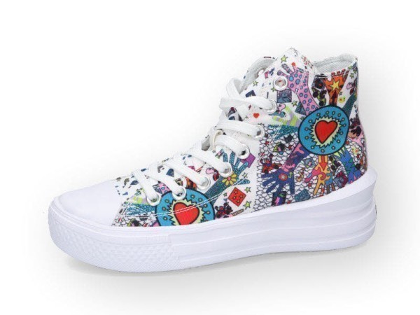 DOCKERS Sneaker High Damen weiss