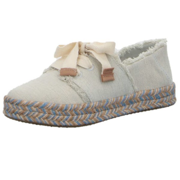 TOMS Carolina Lace Up Sneaker Damen beige - Bild 1