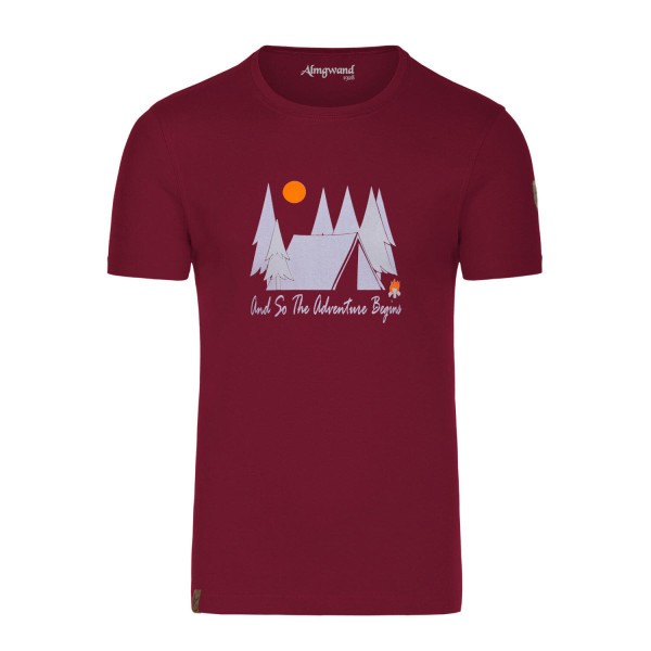 ALMGWAND Marienbergalm T-Shirt Herren rot